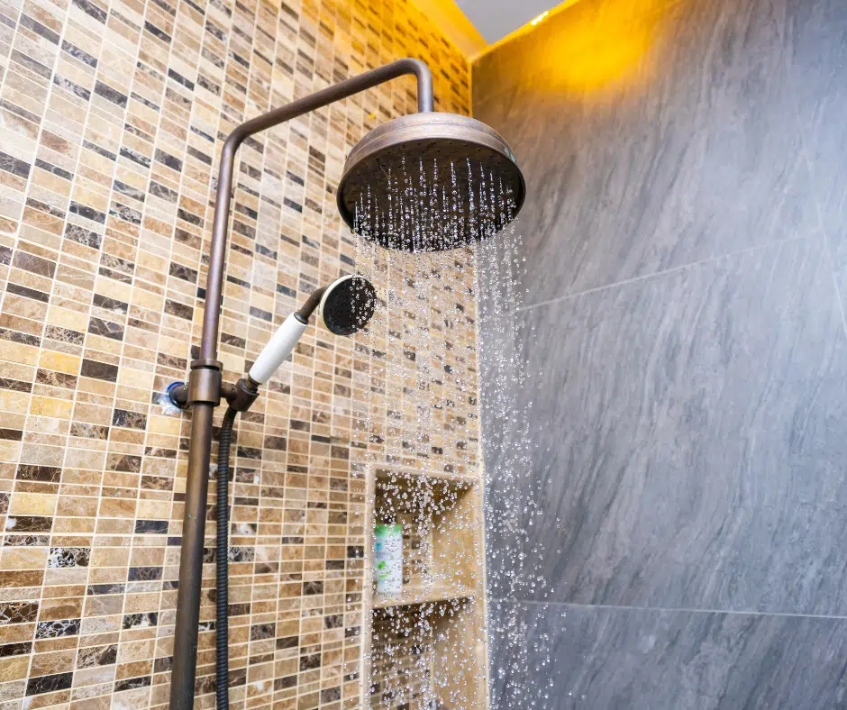 how use vinegar to clean a showered