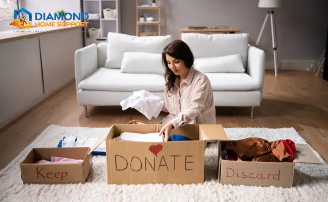 Decluttering your home process