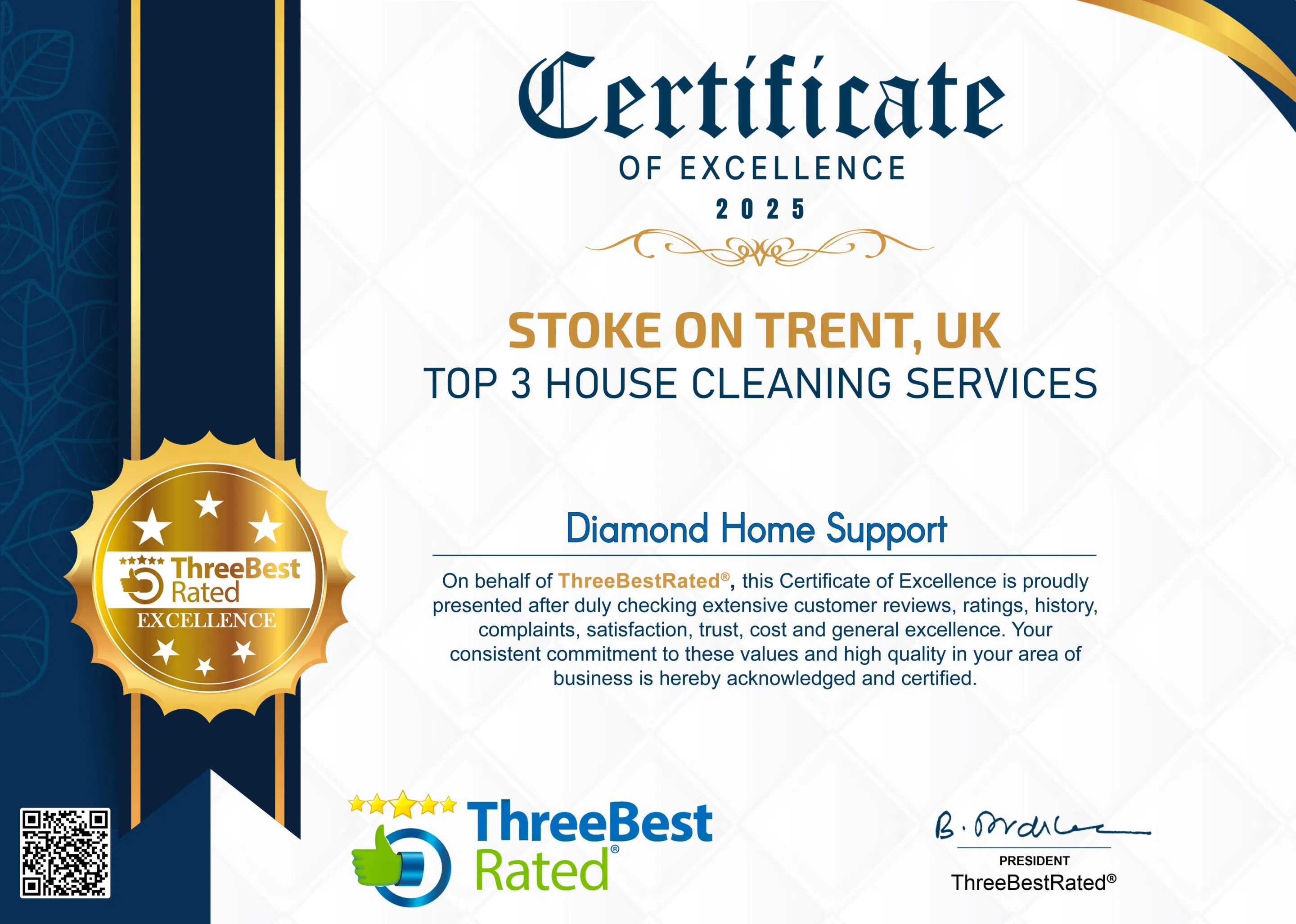Domestic Cleaning Award