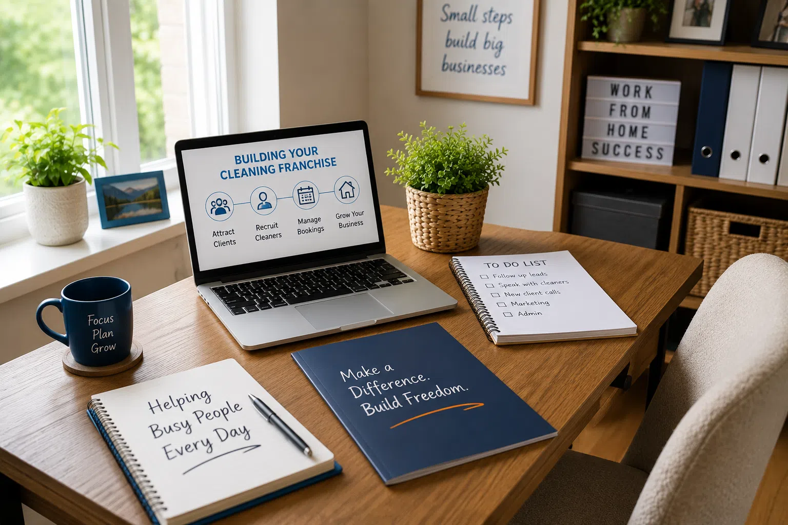 a cleaning business from home